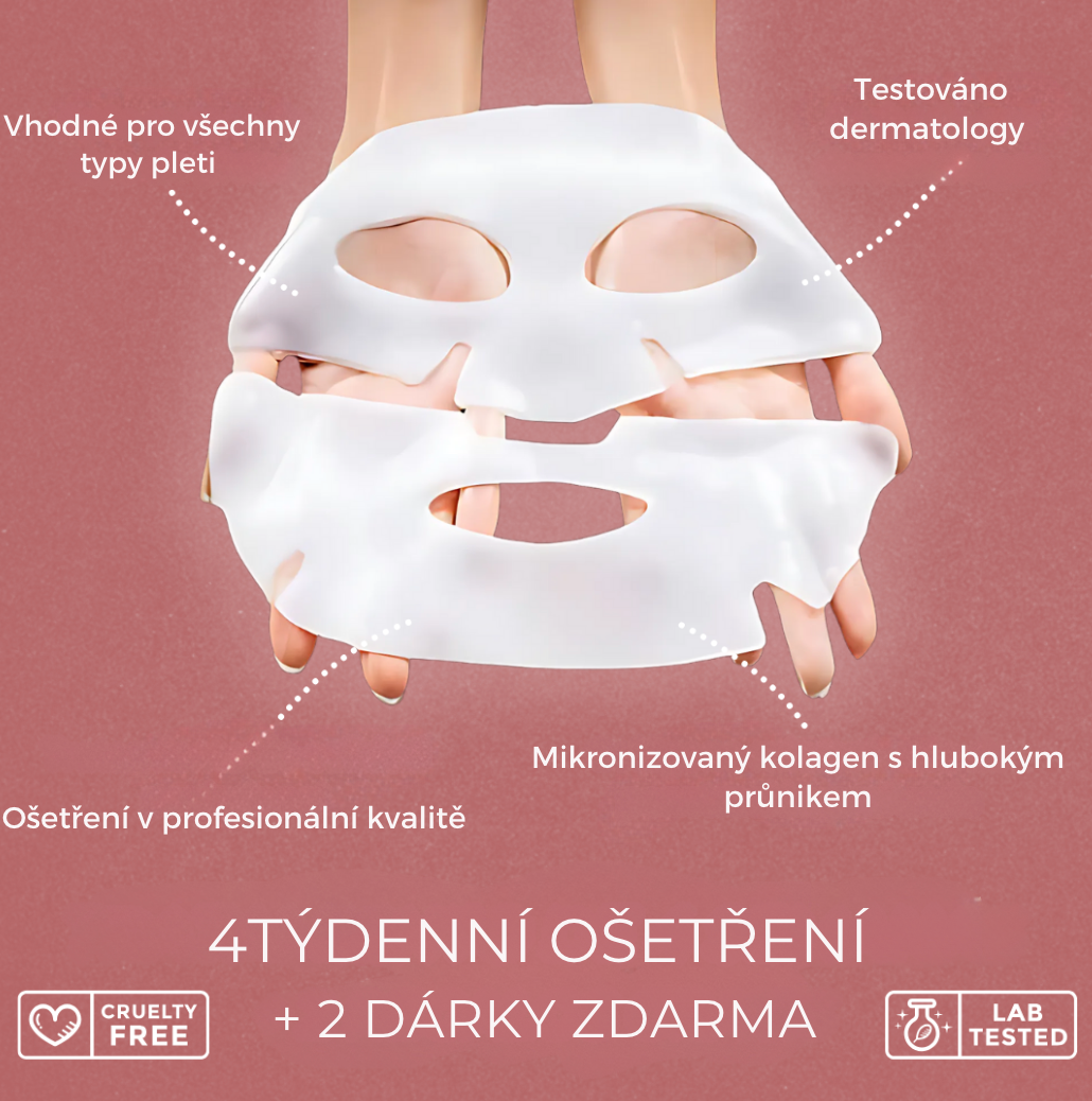 Vivitic Beauty - Noční Bio-Kolagen Omlazující Maska | 1 krabice (10 jednotek) na 4 týdny