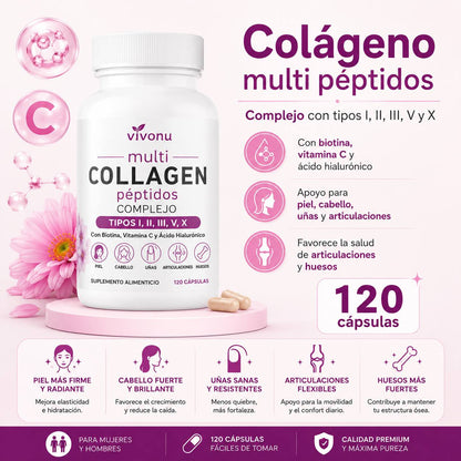 ¿NOTAS TU PIEL APAGADA, ARRUGAS O PÉRDIDA DE FIRMEZA? 60 Capsulas