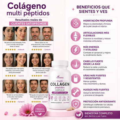 ¿NOTAS TU PIEL APAGADA, ARRUGAS O PÉRDIDA DE FIRMEZA? 60 Capsulas